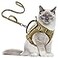 AIWAI Cat Harness and Leash for Walking Escape Proof Soft Adjustable Vest Harnesses for Cats Easy Control Breathable Soft Mesh with Control Handle for Large Cat Small Dog Gift with Patch