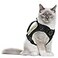 AIWAI Tactical Cat Harness for Walking Escape Proof Adjustable Pet Vest Harness Soft Mesh with Control Handle for Large Cat Small Dog Gift with Patch
