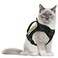 AIWAI Tactical Cat Harness for Walking Escape Proof Adjustable Pet Vest Harness Soft Mesh with Control Handle for Large Cat Small Dog Gift with Patch