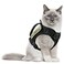 AIWAI Tactical Cat Harness for Walking Escape Proof Adjustable Pet Vest Harness Soft Mesh with Control Handle for Large Cat Small Dog Gift with Patch