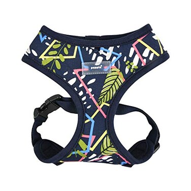 Puppia Botanical Harness A Navy L
