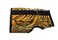 Kitty Holster Cat Harness Secure Cat Harness for Walking Soft Cotton Cat Accessories Comfortable Fit Strong HookandLoop Closure Made in USA Tiger Stripe ML