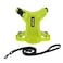 Best Pet Supplies Voyager EscapeProof Stepin Lock Cat Harness 5ft NeopreneHandle Leash Set AllWeather Mesh with Reflective Stitching for Small to Large Cats by Lime Green XXS