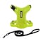 Best Pet Supplies Voyager EscapeProof Stepin Lock Cat Harness 5ft NeopreneHandle Leash Set AllWeather Mesh with Reflective Stitching for Small to Large Cats by Lime Green XXS
