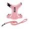 Best Pet Supplies Voyager EscapeProof Stepin Lock Cat Harness 5ft NeopreneHandle Leash Set AllWeather Mesh with Reflective Stitching for Small to Large Cats by Pink XXS