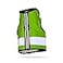 Kitty Holster Reflective Cat Harness HighVisibility Cat Harness for Travel Day and Night Walking Soft Cotton Cat Accessories Breathable Secure Washable Made in USA Loud Lime XL