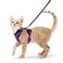 rabbitgoo Cat Harness and Leash for Walking Escape Proof Soft Adjustable Vest Harnesses for Cats Easy Control Breathable Reflective Strips Jacket Purple S