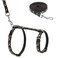 SCIROKKO Cat Harness and Leash Set Escape Proof Adjustable for Outdoor Walking with Safety Buckle for Small Animals Glow in The Dark
