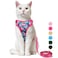 Supet Cat Harness and Leash Escape Proof for Walking Adjustable Cat Vest Harness and Leash Set for Large and Small Kittens Dogs
