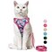 Supet Cat Harness and Leash Escape Proof for Walking Adjustable Cat Vest Harness and Leash Set for Large and Small Kittens Dogs