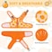 BINGPET Cat Harness with Leash Escape Proof Fashionable Mesh Cat Dog Walking Harness Leads Adjustable for Kitties Puppies Small Animals Large