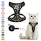 BEAUTYZOO Cat Harness and Leash Set for Walking Escape Proof Neck Release Adjustable Harness for Kitten Puppy Small Medium Large Cats Soft Cute Easy Control Small Cat Harness for Cats Boy and Girls