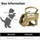 SEZDEKI Tactical Cat Harness and Leash Set for Walking Escape Proof Adjustable Large Cat Vest Harness with Patches Soft Mesh Padding Rubber Handle Easy to Control Khaki Harness Leash