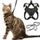 OutdoorBengal Houdini Escape Proof Cat Harness and Leash Set by for Walking Cats and Kittens Vegan Leather Large Cat