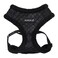 Puppia Douglas Dog Harness OverTheHead Warm Winter Diamond Pattern Adjustable Chest for Small and Medium Dog Black Large