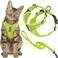 Best Pet Supplies Voyager EscapeProof Stepin Lock Cat Harness 5ft NeopreneHandle Leash Set AllWeather Mesh with Reflective Stitching for Small to Large Cats by Lime 327 XS