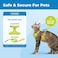 Best Pet Supplies Voyager EscapeProof Stepin Lock Cat Harness 5ft NeopreneHandle Leash Set AllWeather Mesh with Reflective Stitching for Small to Large Cats by Lime 327 XS