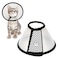 Depets Adjustable Recovery Pet Cone ECollar for Cats Kittens Rabbits Plastic Elizabeth Protective Collar Wound Healing Practical Neck Cover Neck Girth 61 in