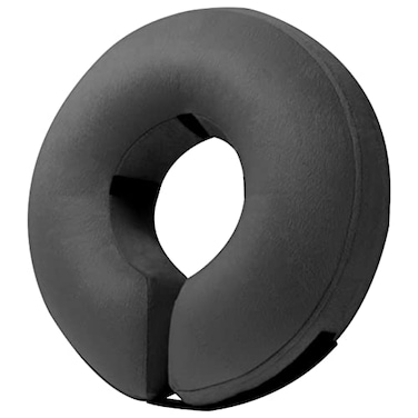 BENCMATE Inflatable Dog Cone Collar Alternative Soft Dog Cone for Small Medium Large Dogs and Cats Neck Recovery ECollar Donut Collar After Surgery Medium Dark Grey