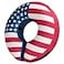 BENCMATE Inflatable Dog Cone Collar Alternative Soft Dog Cone for Small Medium Large Dogs and Cats Neck Recovery ECollar Donut Collar After Surgery Medium Flag