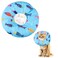 libfrnt Cat Cone Collar Soft Cute Adjustable Cat Donut Recovery Collar Elizabethan Cats Cones to Stop Licking Comfortable AntiBite Neck Cone for Pet Kittens After Surgery