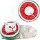 ANWA Adjustable Cat Cone Collar Soft Cute Cat Donut Collar After Surgery Kitten Recovery Cones to Stop Licking