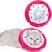 ANWA Adjustable Cat Cone Collar Soft Cute Cat Donut Collar After Surgery Kitten Recovery Cones to Stop Licking