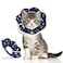 QIYADIN Soft Cat Cone Adjustable Recovery Collar After Surgery to Prevent Licking Wound Protective Cat Neck Cone Comfortable Pet Elizabethan Collar for Cats Kittens and Puppies XS