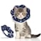 QIYADIN Soft Cat Cone Adjustable Recovery Collar After Surgery to Prevent Licking Wound Protective Cat Neck Cone Comfortable Pet Elizabethan Collar for Cats Kittens and Puppies XS