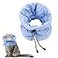 BOXOB Adjustable Recovery Collar Lightweight Waterproof Soft for Cats Dogs Prevents Licking Wounds S