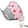 GoGoPaw Cat Cone Collar Soft to Stop Licking Adjustable Foldable Lightweight Kitten Cones After Surgery Recovery for Cats Kittens Cat Cone Alternative Easy Eating Pink S