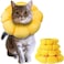 KUDES Cat Small Dog Recovery Collar Cute Sunflower Neck Cone After Surgery Adjustable Pet E Collar Wound Healing Protective Cone Surgery Recovery Elizabethan Collars for Small Pets