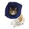 QIYADIN Soft Cat Recovery Collar Cat Cone E Collar Nonwoven Fabric Elizabethan Collar LoopsProtective Wound Healing Specially Designed for Cats and Puppies Easy to Eat and Drink M