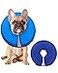 MIDOG Soft Inflatable Dog ConeDonut ECollar Alternative for After Surgery Prevents Licking Allowing Normal Eating VisionComfortable Recovery Collar for Small Medium Large DogsCats DarkBlueM