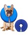 MIDOG Soft Inflatable Dog ConeDonut ECollar Alternative for After Surgery Prevents Licking Allowing Normal Eating VisionComfortable Recovery Collar for Small Medium Large DogsCats DarkBlueM