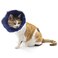 QIYADIN Soft Cat Recovery Collar Cat Cone E Collar Nonwoven Fabric Elizabethan Collar LoopsProtective Wound Healing Specially Designed for Cats and Puppies Easy to Eat and Drink S