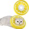 ANWA Adjustable Cat Cone Collar Soft Cute Cat Donut Collar After Surgery Kitten Recovery Cones to Stop Licking