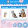 Seyezo Cat Cone Collar Soft Adjustable Cat Recovery Collar Spay Cones to Stop Licking Cute Donut E Collar After Surgery AntiLick Wound Healing Elizabethan Collars for KittensDonut Blue Small