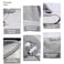 KUDES Cat Dogs Cone E Collar with Low Noise Fasteners Glow in The Dark Transparent Cat Recovery Collar Licking and Scratching Free Cone Extra Soft Small Medium Dog Pet Surgery Collar