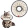 Agape Comfortable Cat Cone Lightweight Soft Recovery Collar for Cats After Surgery Protective ECollar for Small Medium and Large Cats Stops Licking Scratching for Wound Care