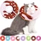 Hpetppy Cat Cone Collar Soft Cat Recovery Collar for Wound Healing Cute Donut Adjustable Kitten Cones to Stop Licking Comfortable Lightweight Neck Elizabethan Collars for Cats Kittens After Surgery