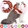 Hpetppy Cat Cone Collar Soft Cat Recovery Collar for Wound Healing Cute Donut Adjustable Kitten Cones to Stop Licking Comfortable Lightweight Neck Elizabethan Collars for Cats Kittens After Surgery