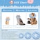 Seyezo Cat Cone Collar Soft Adjustable Cat Recovery Collar Kitten Cones to Stop Licking Cute Donut E Collar After Surgery AntiLick Recovery Elizabethan Collar for Kitten Blue Daisy Small