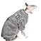 DUOMASUMI Warm Pet Sweater Sphynx Cat Clothes Fashion Soft Cat Apparel Comfort Thickened Winter Sphinx Hairless Cat Clothes M
