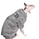 DUOMASUMI Warm Pet Sweater Sphynx Cat Clothes Fashion Soft Cat Apparel Comfort Thickened Winter Sphinx Hairless Cat Clothes M