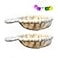 SHENGOCASE 2Pack 146 Large Beige Cat Tree Tower Replacement Basket Lounger Hammock Bed 5pcs Hanging Pompom Toys with Elastic Strings Cat Tree Accessories Hammock Attachment