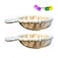 SHENGOCASE 2Pack 146 Large Beige Cat Tree Tower Replacement Basket Lounger Hammock Bed 5pcs Hanging Pompom Toys with Elastic Strings Cat Tree Accessories Hammock Attachment