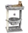 SYANDLVY Small Cat Tree for Indoor Cats Activity Cat Tower with Scratching Post for Kittens Cat Bed Furniture with Basket Hanging Ball for Play Rest