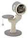 MidWest Homes for Pets Salvador Cat Tree with Builtin Sisal Scratching Pad Cat LookOut Lounge MushroomDiamond Pattern