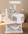 YUNIQUE 394 Cat Tree with Cat Condo and Big Hammock Beige
